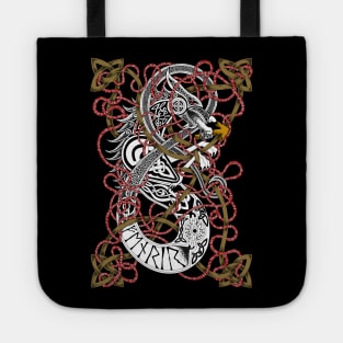 Fenrir the Wolf Norse Mythology Tote