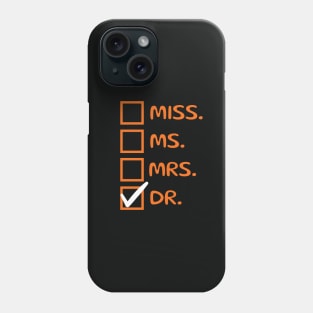 Funny Checklist Doctor Design Medical staff Phone Case