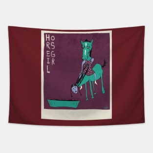 Horsegirl Fan Art Tapestry