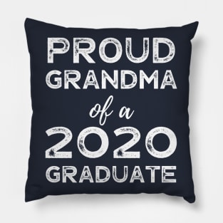 Womens Proud Grandma Of A 2020 Graduate Class Graduation Pillow