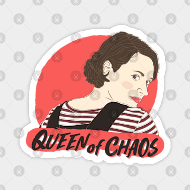 Queen of Chaos Magnet by Plan8