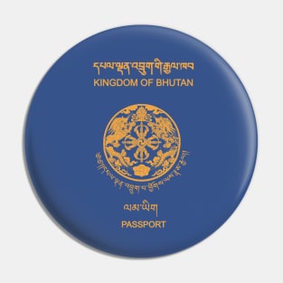 Bhutan passport Pin