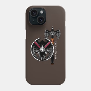 Viking Shield and Axe - Hugin and Munin Phone Case