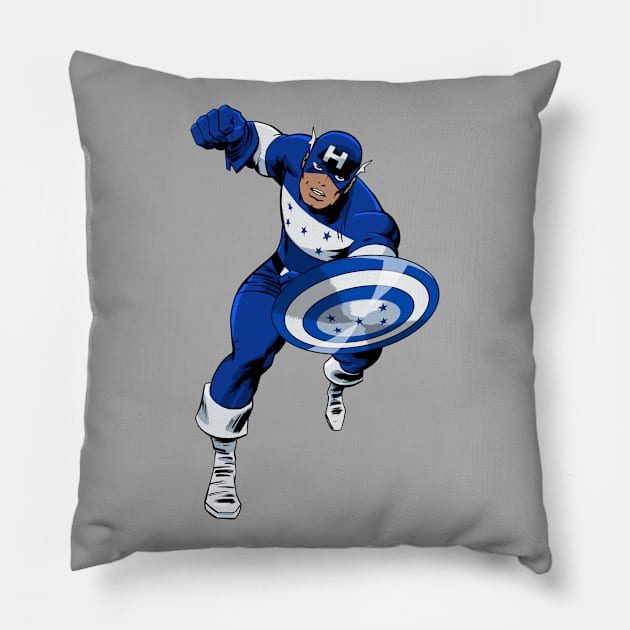 Capitan Honduras Pillow by ThirteenthFloor