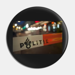 Politie afzetlintje Pin