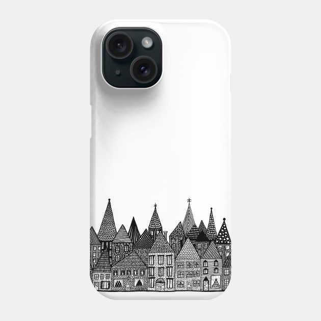 Medieval Village II Phone Case by marilynllowe