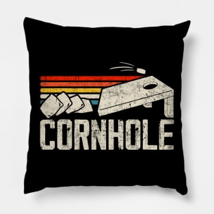 Cornhole Player Vintage Pillow