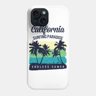 California Surfing Paradise Phone Case