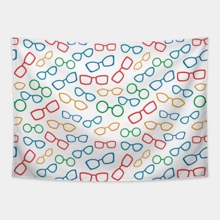 Colorful seamless pattern with glasses Tapestry