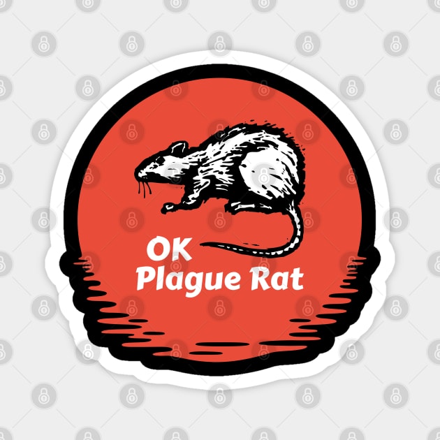 OK Plague Rat Sun and Water Magnet by aaallsmiles