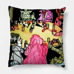 Monsters Playing Cards by Pollux Pillow