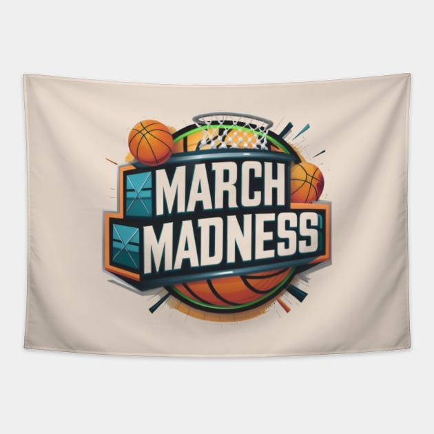 march madness college Tapestry by CreationArt8