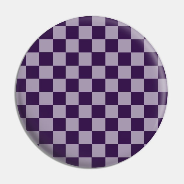 Sixteen Patch Purple Patchwork Pattern Pin by Nuletto