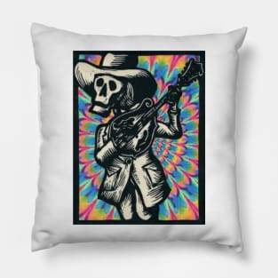 Dead Head Skeleton Pillow