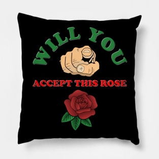 Will you accept this rose, The bachelor, bachelor, rose, bachelorette, chris harrison, bachelor in paradise, the bachelorette, abc, reality tv, funny, love, tv, hannah, bachelor nation, bip, beast, Pillow