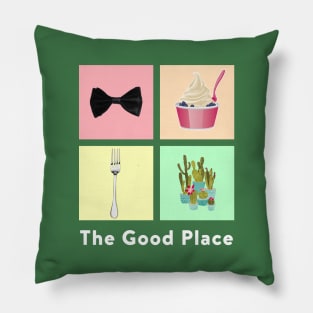 the good place- aesthetic Pillow