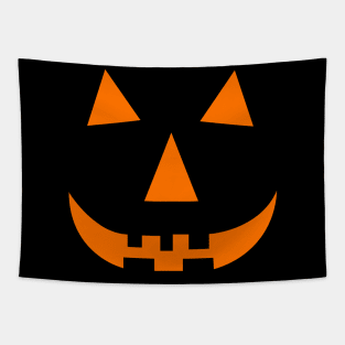 Jack O' Lantern Pumpkin Halloween Design Tapestry