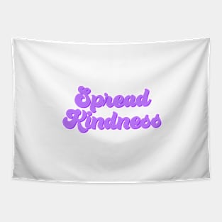 spread kindness purple Tapestry