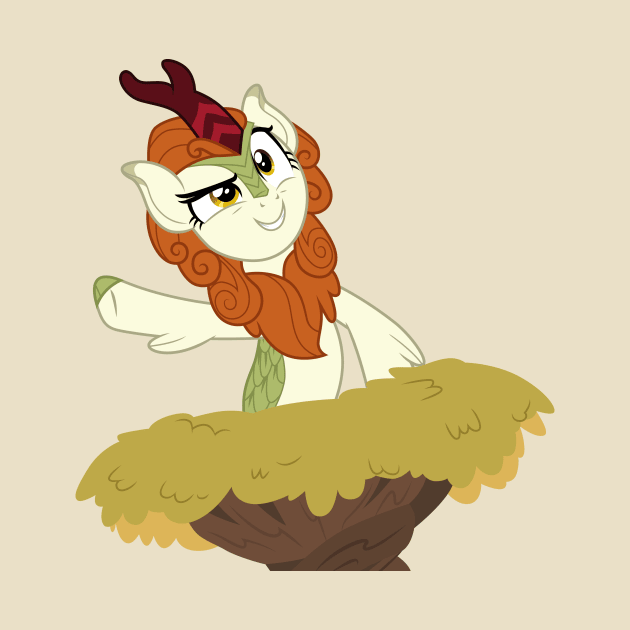 Autumn Blaze giving a speech by CloudyGlow