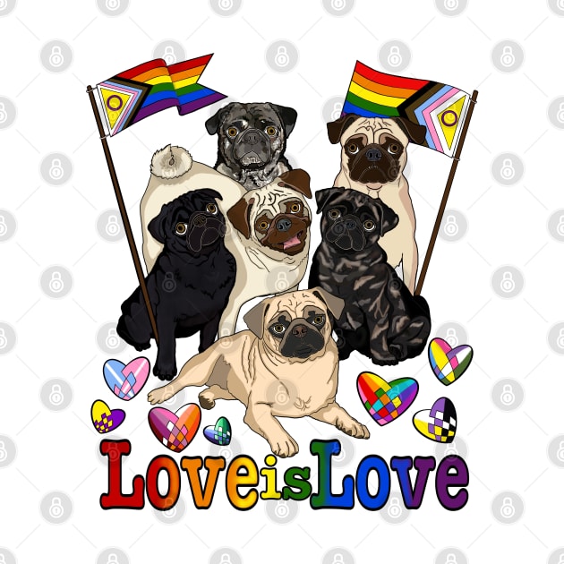 Pugs for Pride by FivePugs