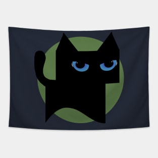 black cat Tapestry