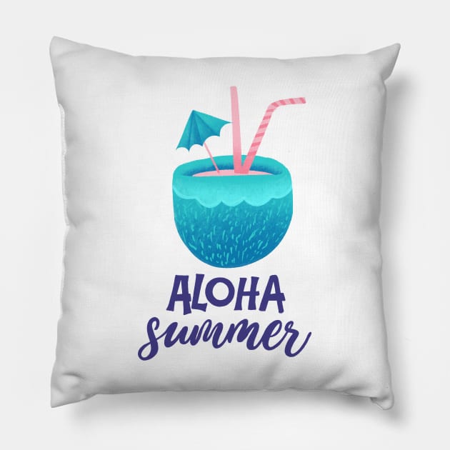 Summer Design, Summer Clothing, Summer vibe, Summer Sale Pillow by Utopia Shop