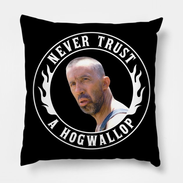 O Brother Where Art Thou - Never Trust a Hogwallop Pillow by Barn Shirt USA