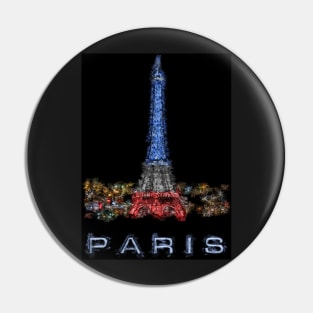 Paris, Art Poster Pin