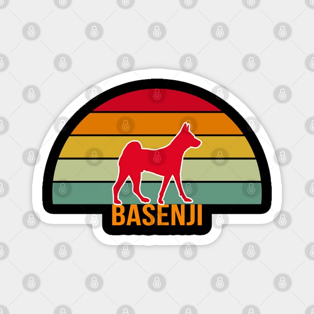 Basenji Vintage Silhouette Magnet by seifou252017