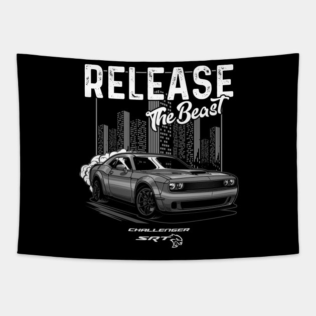 Challenger SRT Tapestry by idrdesign