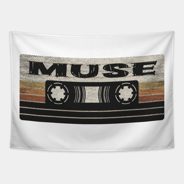 Muse Mix Tape Tapestry by getinsideart