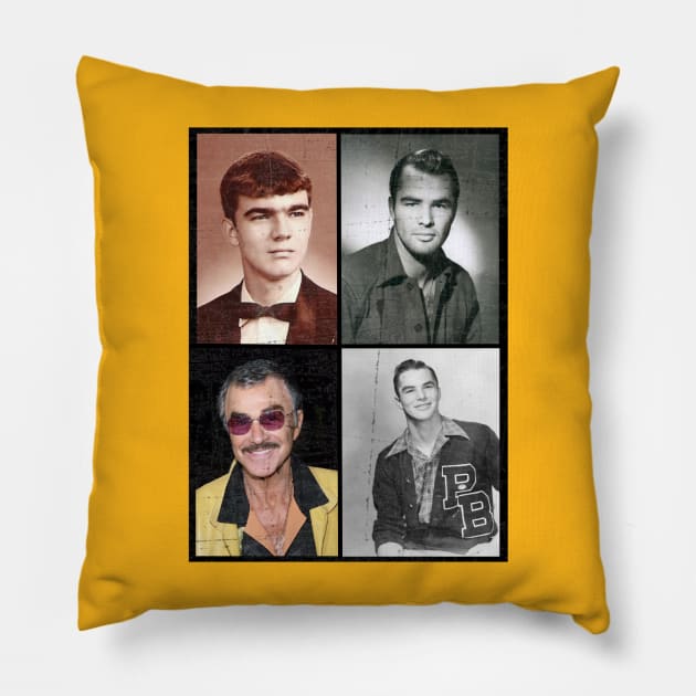 BURT REYNOLDS t-shirt Pillow by Galank