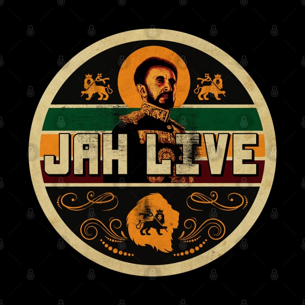 Jah Live King Selassie I by CTShirts