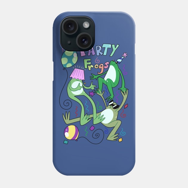 Party Frogs Phone Case by saradaboru