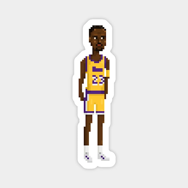 Cedric Ceballos Magnet by PixelFaces