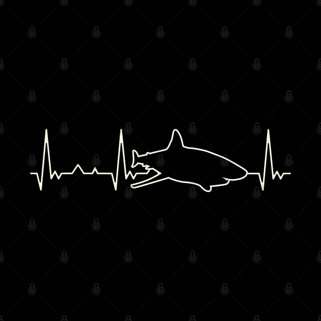 Great White Shark EKG Heart Beat by bridgewalker