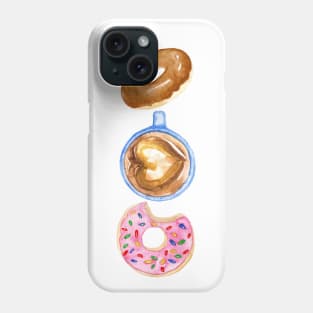 Donuts & Coffee Phone Case