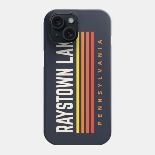 Raystown Lake Pennsylvania Retro Vintage Stripes Phone Case