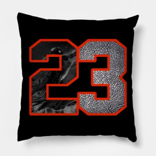 MJ 23 Elephant Skin Pillow