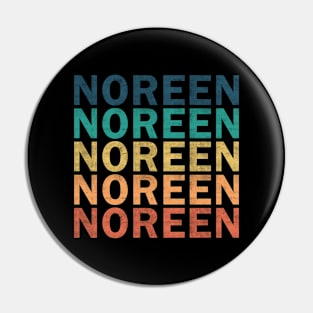 Noreen Name T Shirt - Noreen Vintage Retro Name Gift Item Tee Pin