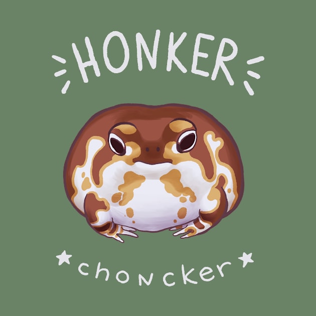 Rain Frog cute chonker honker. Art for amphibian lovers by croquis design