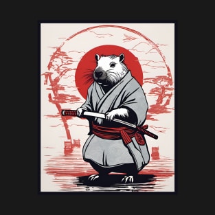 Samurai Capybara T-Shirt