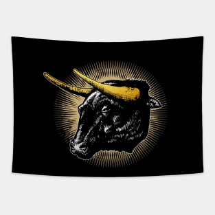 The Great Bull White Tapestry