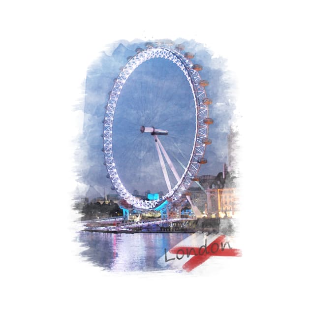 London eye by TeEmporium