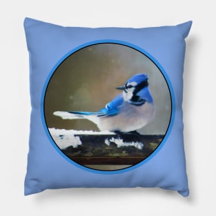 Blue Jay Pillow