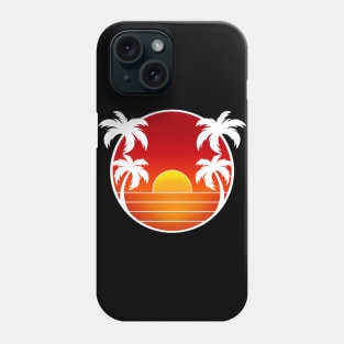 Beach sunset Phone Case