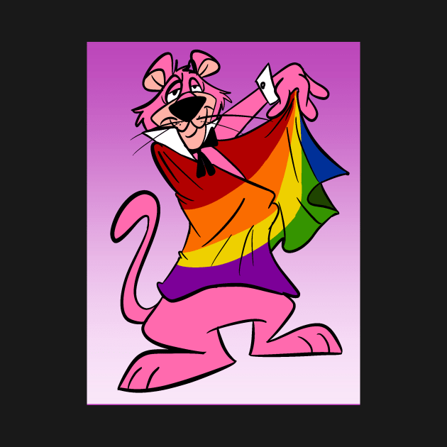 Snagglepuss for Pride even by Cartoonguy