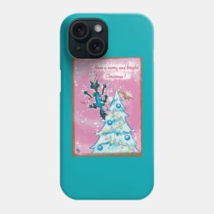 Zap Cat Christmas: Merry and BRIGHT Phone Case