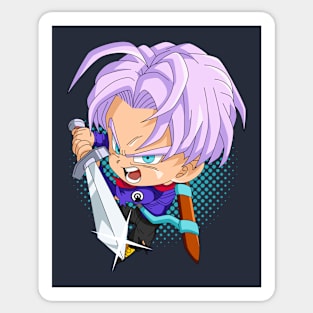 Super Saiyan God Trunks Sticker for Sale by GalacticSaz