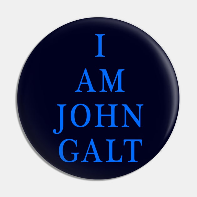 I Am John Galt Pin by Lyvershop